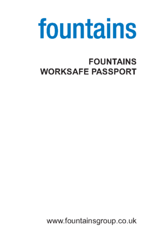Fountains Worksafe Passport Text