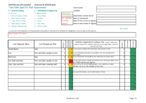 Risk Assessment Manual