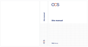 OCS Site Binders