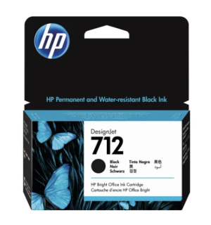 HP 712 DesignJet Ink Cartridge Black